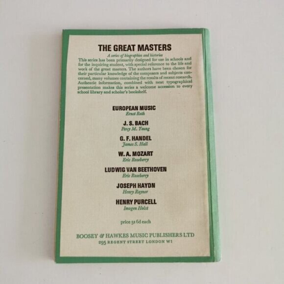 1963 Handel Biography, Boosey & Hawkes Classical Music Vintage Book - Picture 4 of 9